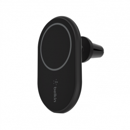 Belkin BoostCharge Magnetic Wireless Car Charger, Black (Power Supply not included)