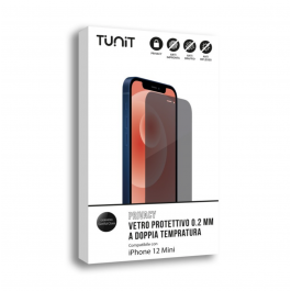 Film de protection de confidentialité double trempé 0.2mm - iPhone 12 Mini 